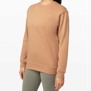 lululemon All Yours Crew *Terry - Beech Wood - Size 6
